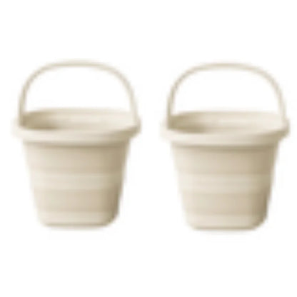 Versatile Folding Water Bucket with Handle for Home and Outdoor Use - Collapsible Fishing Pail for Portable Storage