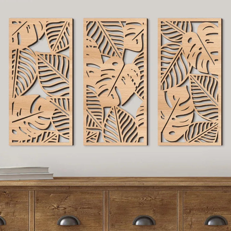 Hollow Wooden Hanging Board Wall Decoration