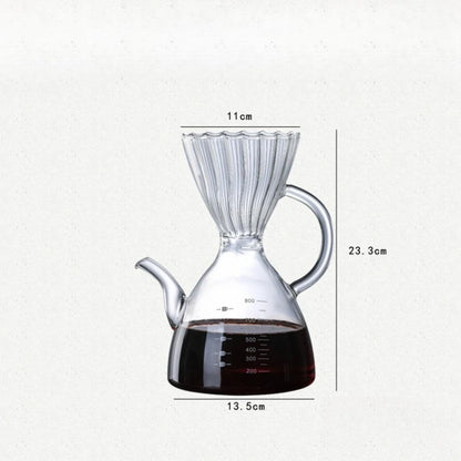 Glass Coffee Pot High Temperature Resistance