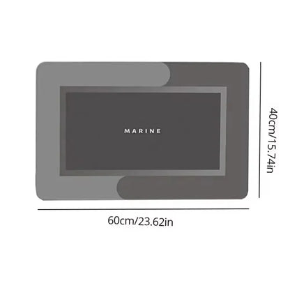 Mats Diatomite Bath Absorbent Anti Slip Floor Mat Foot Carpet Quick Dry Shower Toilet Rug Bathroom Kitchen Doormat Washable