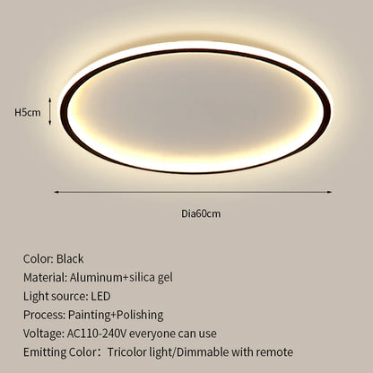 Modern Ultrathin LED Ceiling Lamp