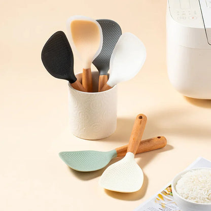 Silicone Spoon Non-stick Cooking