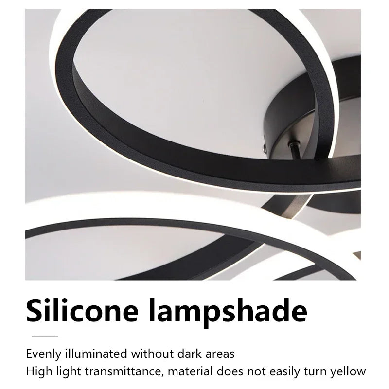 Modern LED Ceiling Lamp Aluminum