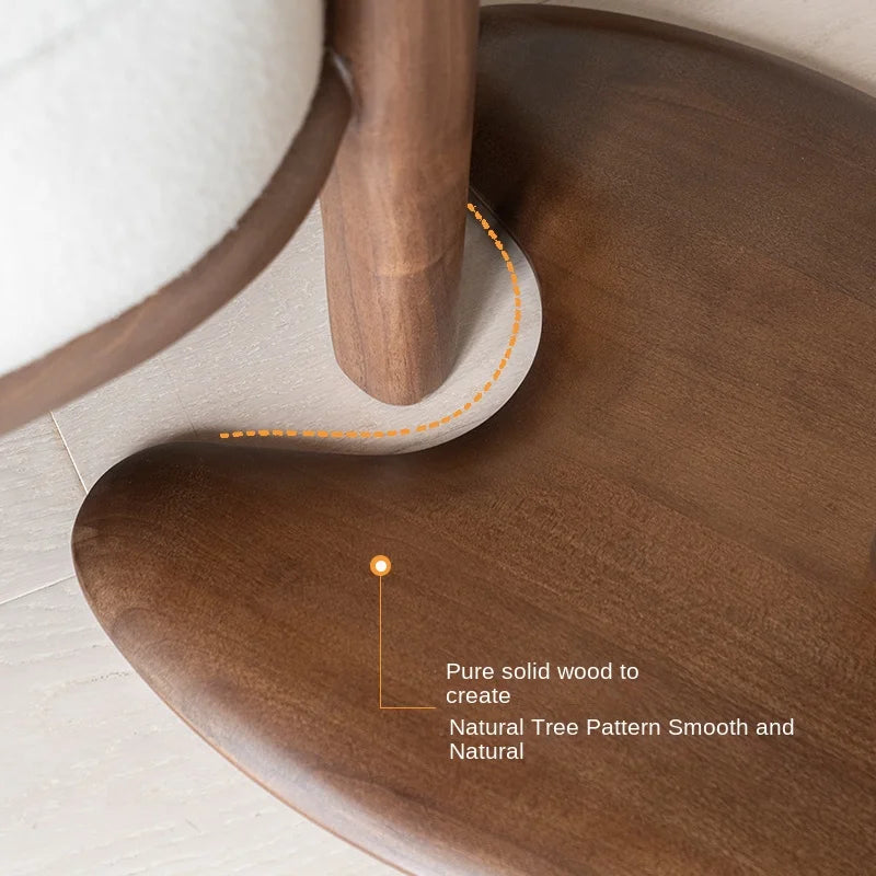 Solid Wood Side Table Small