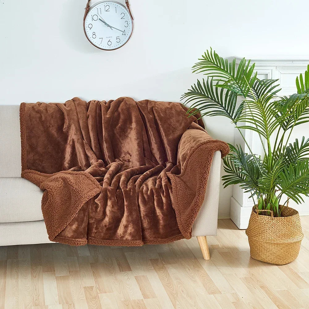 Luxury Shaggy Blanket Winter