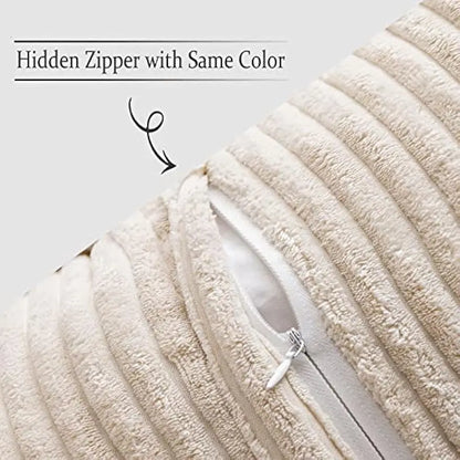 Striped Pillow Covers Decorative