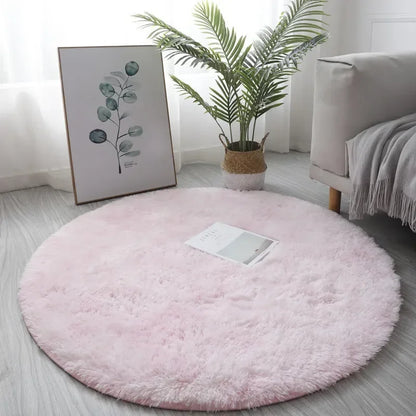 Ultra Soft Plush Round Rug Mat