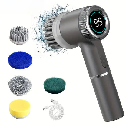 Electric 5 in 1 Cleaning Brush Portable Powerful