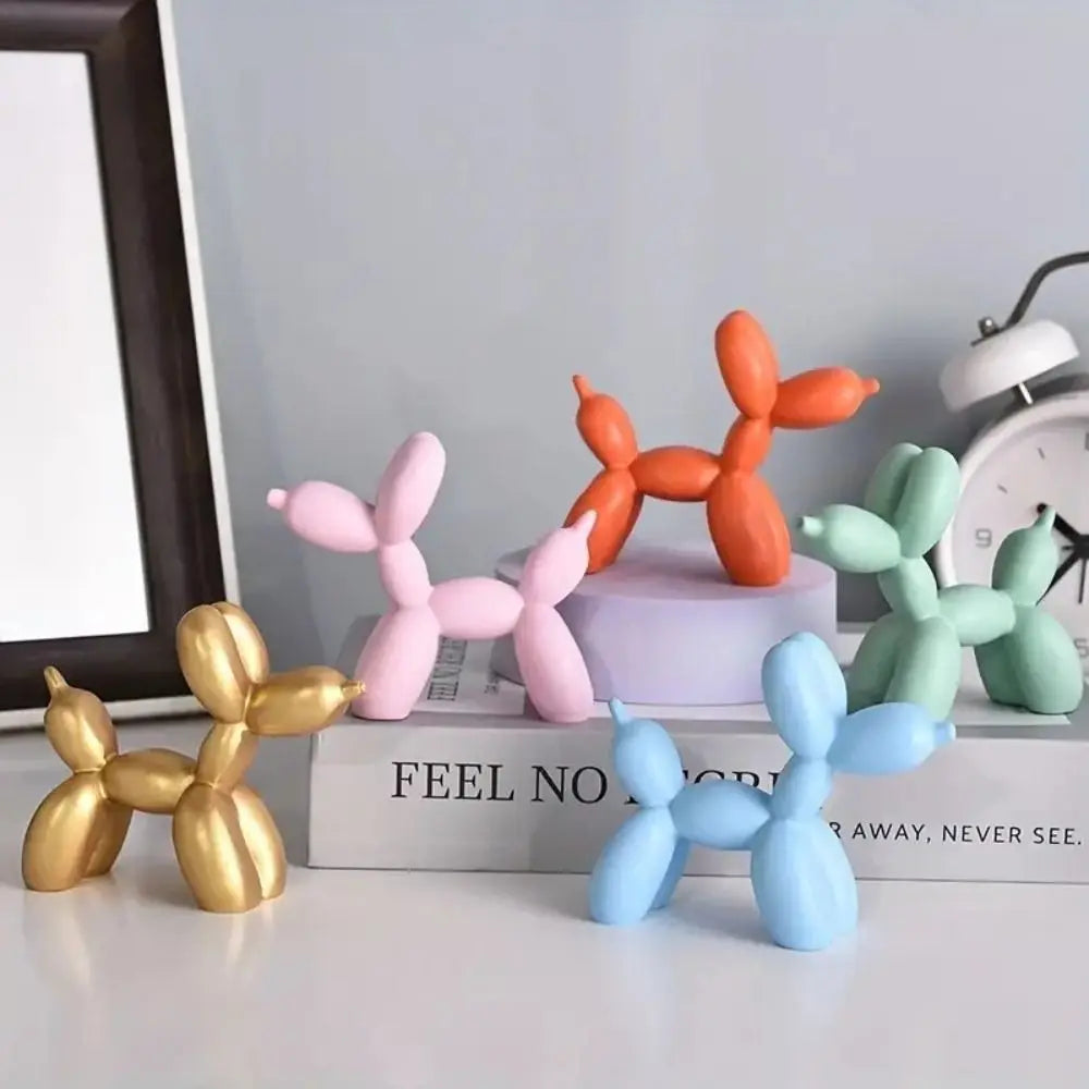 Style Balloons Puppy Statues