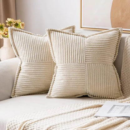 Striped Pillow Covers Decorative