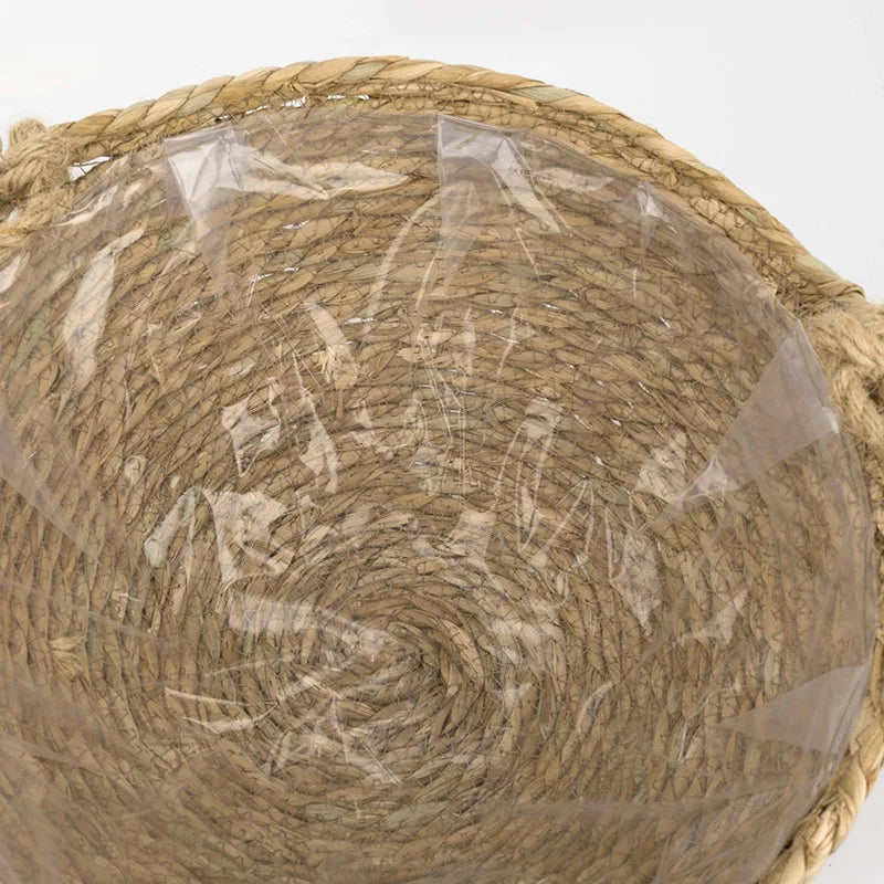 Natural Seagrass Hanging Planter