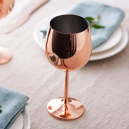 Steel Wine Glasses
