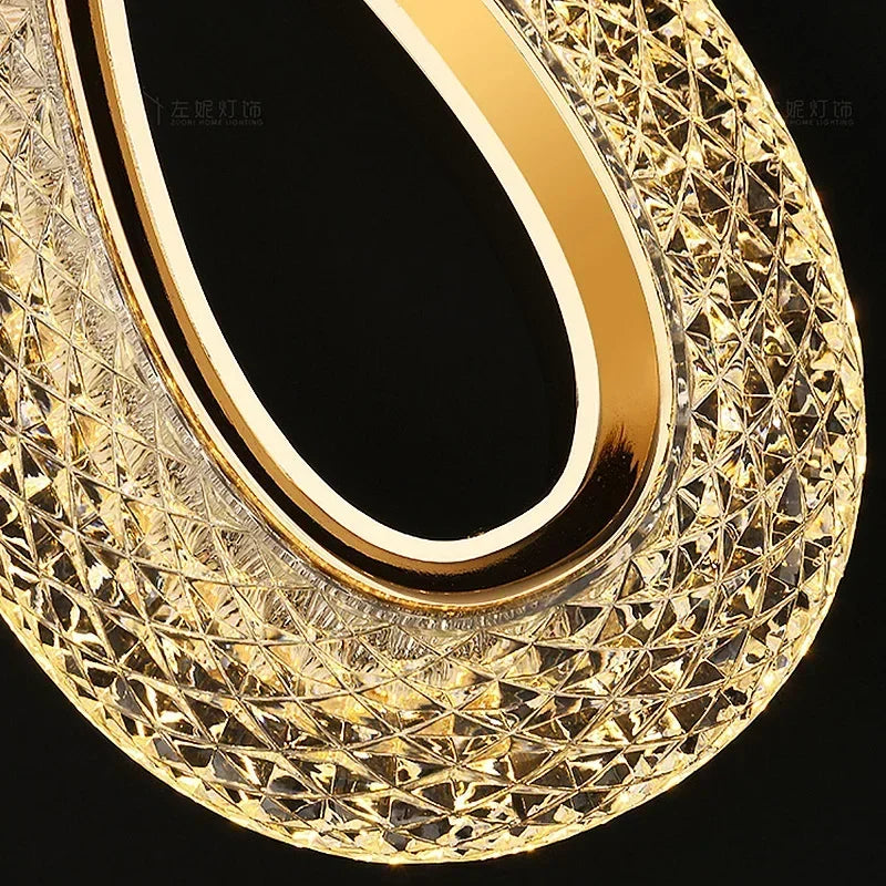 Nordic Luxury Crystal Pendant Light