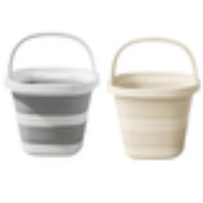 Versatile Folding Water Bucket with Handle for Home and Outdoor Use - Collapsible Fishing Pail for Portable Storage