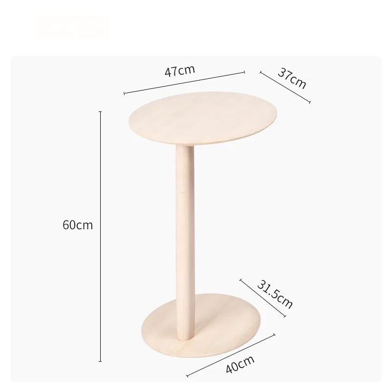 Solid Wood Side Table Small
