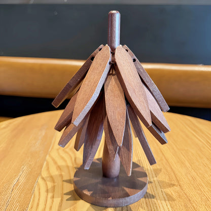 Tree Design Stand Wooden Decorative