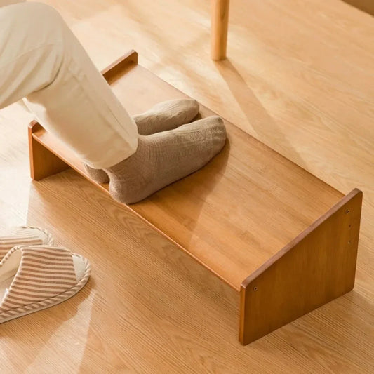 Office Footstool Bamboo